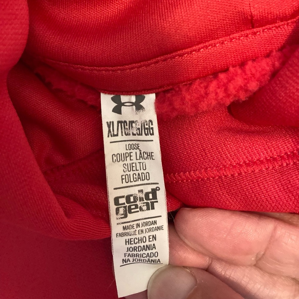 Under Armour Women's Storm New UA Logo Hoodie - Pink Sky. XL - Picture 6 of 6